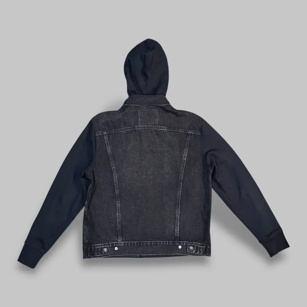 Levi’s Vintage Fit Black Denim Hoodie Jacket - Size M